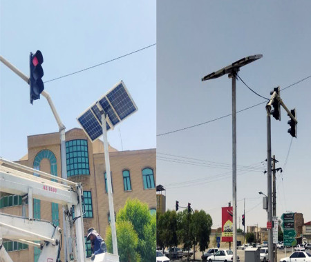 راه اندازی سامانه خورشیدی تقاطع کلهری